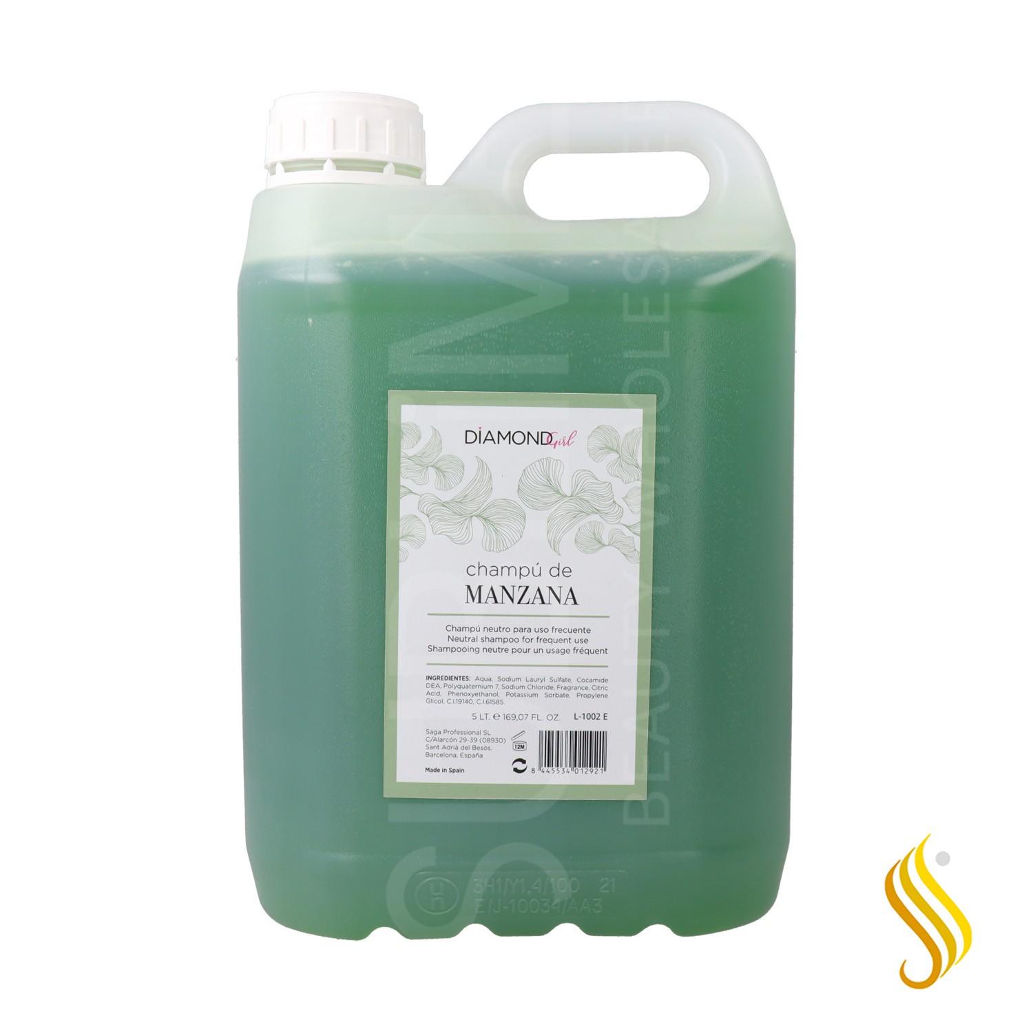 Diamond Girl Champú Manzana Formula Mejorada 5000 ml